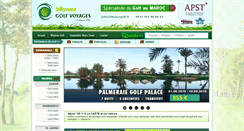 Desktop Screenshot of marocgolfvoyage.com