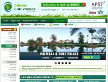 Tablet Screenshot of marocgolfvoyage.com